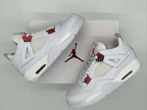 Sneakersi Nike Air Jordan Metallic Red - marimi 37-49 - noi si premium — miniatura 5