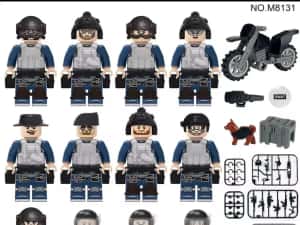 Set 12 figurine tip Lego SWATT cu accesorii — miniatura 3
