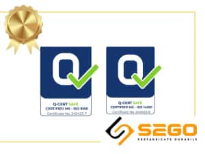 Gard placi beton Bacau SEGO Calitate certificata ISO 9001/14001 — miniatura 7