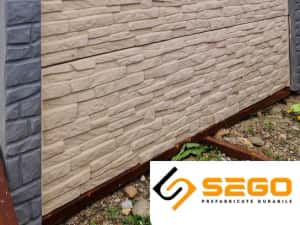 Gard placi beton Bacau SEGO Calitate certificata ISO 9001/14001 — miniatura 8
