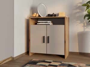 Set Mobila Dormitor Casmir / Stejar Siena C14 - Transport Gratuit — miniatura 6