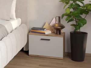 Set Mobila Dormitor Casmir / Stejar Siena C14 - Transport Gratuit — miniatura 8