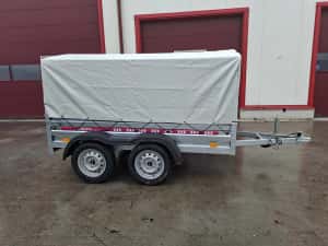Remorca Dublu Ax Prelata 750 Kg Oferta Repo — miniatura 3