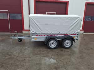 Remorca Dublu Ax Prelata 750 Kg Oferta Repo — miniatura 4