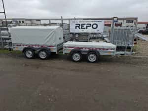 Remorca Dublu Ax Prelata 750 Kg Oferta Repo — miniatura 10