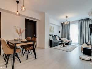 NOU! 3 camere, mobilat LUX , 2 bai , PARCARE - PIPERA