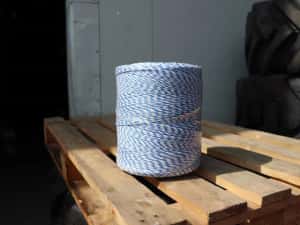 Rola fir alb-albastru fi 3mm. 3x0.2mm 1000m Gard electric — miniatura 4