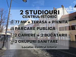 2studiouri NOI, elegante, Nicolae Balcescu, 77mp, etj.1 |VIDEO — miniatura 1