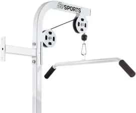 Scripete de montat de perete, din oțel, cu bară laterală și de triceps — miniatura 3