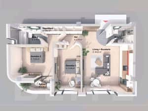Apartament 3 Camere intr un Complex Nou la un SUPER PRET !! — miniatura 2