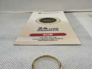 (Ag41) Inel aur, 18K B5898 - Certificat de garanție!