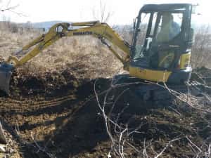 Mini excavator Bobcat miniexcavator bob cat miniincarcator demolez — miniatura 6