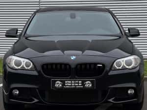 Vand BMW Seria 5 F10 2.0D inmatriculata RO automata M Pachet interior full piele negru impecabila rate leasing finantare urgent tva inclus deductibil — miniatura 10