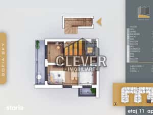 Duplex 4 camere | 109 mp | 33 mp balcoane | Pallady | Comision 0% — miniatura 5