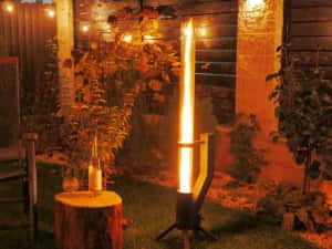 Incalzitoare pe peleti si glisiere aluminiu pentru terasa — miniatura 2