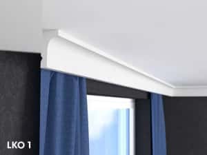 Masca galerie mascare draperie sina perdea mascare teava gaze cod LKO1 — miniatura 4