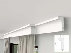Masca galerie mascare draperie sina perdea mascare teava gaze cod LKO1 — miniatura 8