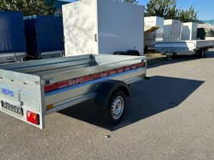 Remorcă apicolă basculabilă auto 750kg pentru ATV — miniatura 3
