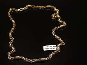 Lanț bărbătesc Aur 14K 14,35gr — miniatura 5