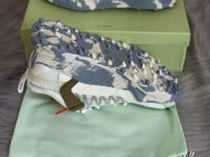 Sneakers Off-White Odsy-1000 Blue Marble Full Box[Verificare Colet]New — miniatura 5