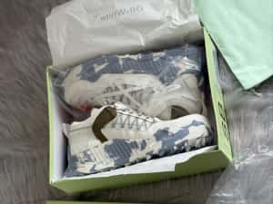 Sneakers Off-White Odsy-1000 Blue Marble Full Box[Verificare Colet]New — miniatura 8