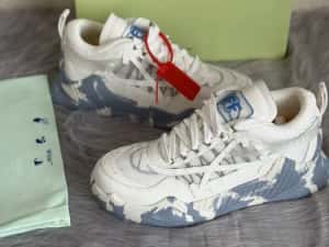 Sneakers Off-White Odsy-1000 Blue Marble Full Box[Verificare Colet]New — miniatura 9