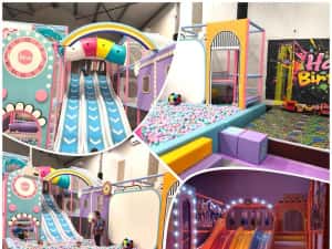 loc de joaca modular labirint piscina bile — miniatura 2