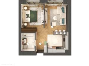 Studio dublu- Tip 2A plus — miniatura 3