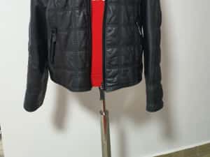 Geaca piele naturala nappa,  model pt tinute casual; — miniatura 1