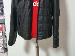 Geaca piele naturala nappa,  model pt tinute casual; — miniatura 2