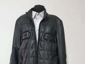 Geaca piele naturala nappa,  model pt tinute casual; — miniatura 4