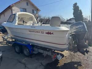 Barcă -Smartliner 19 -Motor Yamaha- 50/60 cp-246 ore-2010- FĂRĂ  PERIDOC — miniatura 3