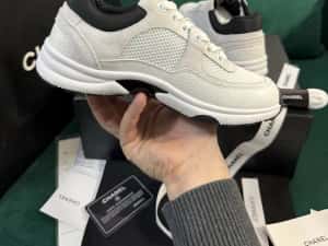 Adidasi Chanel piele naturala Full Box colectie noua — miniatura 5