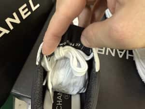 Adidasi Chanel piele naturala Full Box colectie noua — miniatura 7