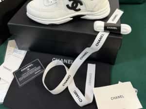 Adidasi Chanel piele naturala Full Box colectie noua — miniatura 8