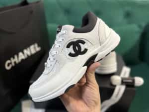 Adidasi Chanel piele naturala Full Box colectie noua — miniatura 9