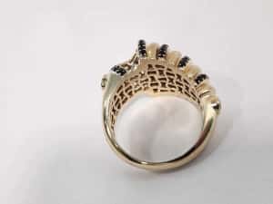 Inel aur 14k 7.04g (b 67570.2 Ag2 Tudor) Garantie 2 ani! — miniatura 2
