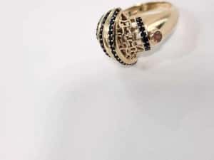 Inel aur 14k 7.04g (b 67570.2 Ag2 Tudor) Garantie 2 ani! — miniatura 4