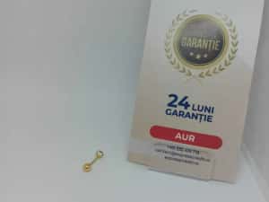 Piercing aur 18k 1.38g (33768/15 Gara1 ) Garantie 2 ani!