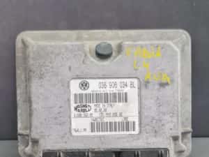 Calculator motor ECU 036 906 034 BL Skoda Fabia 2003 1.4 MT (68 hp) — miniatura 3