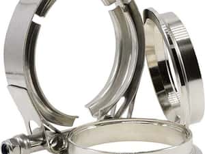 Colier Vband flansa Inox 304 evacuare tobe 51 57 63mm 70m 76 89 101 mm — miniatura 4