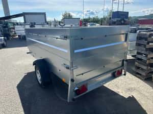Remorca auto 750 kg/dim 2000*1220*400mm! GRATUIT: CIV Romania, roata manevra si numare rosu-90 zile — miniatura 7