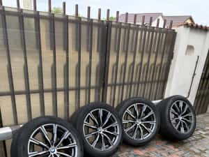 Roti originale BMW X5, X6 pe 20 inch, echipate cu anvelope Hankook