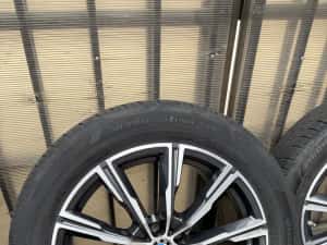 Roti originale BMW X5, X6 pe 20 inch, echipate cu anvelope Hankook — miniatura 5