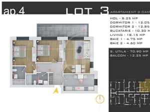 Apartament 3 camere-Loc Parcare Gratuit-Theodor Pallady