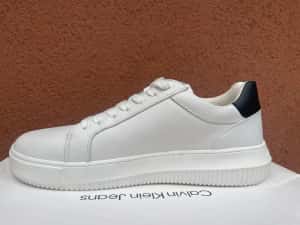 Pantofi sport Calvin Klein piele originali noi adidasi tenisi sneakers CK CKJ — miniatura 5