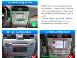 Navigatie Toyota Camry 2006-2011 — miniatura 10