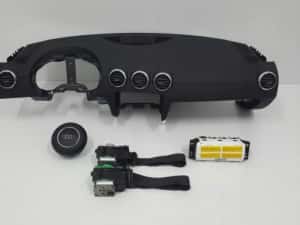 Audi TT 8s kit airbag volan s pasager plansa bord set centuri far 8j — miniatura 10