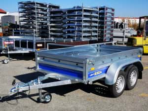 Remorca 2 Axe/750 Kg, Categ. B ! CIV RAR, Roata Sust + Numar: GRATIS