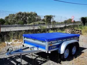 Remorca 2 Axe/750 Kg, Categ. B ! CIV RAR, Roata Sust + Numar: GRATIS — miniatura 5